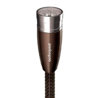 AudioQuest - 2.0M Single Mackenzie XLR Analog Audio Interconnect Cable - Brown/Black - Front_Zoom