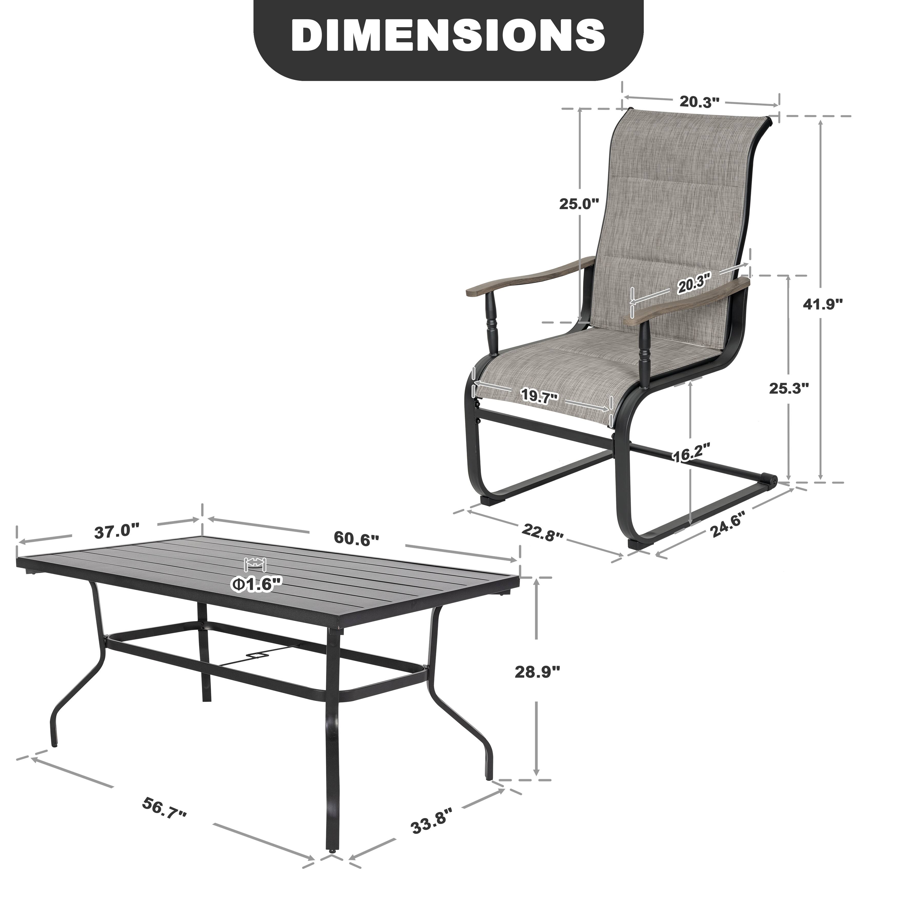 DIMENSIONS

20.3" 25.0" 20.3" 41.9" 19.7" 25.3" 16.2" 37.0" 60.6" 22.8" 24.6" 1.6" 28.9" 56.7" 33.8"