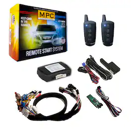 MPC - 4-Button 2-Way Remote Starter For 2011-2015 Chevrolet Orlando Key-to-Start - Black
