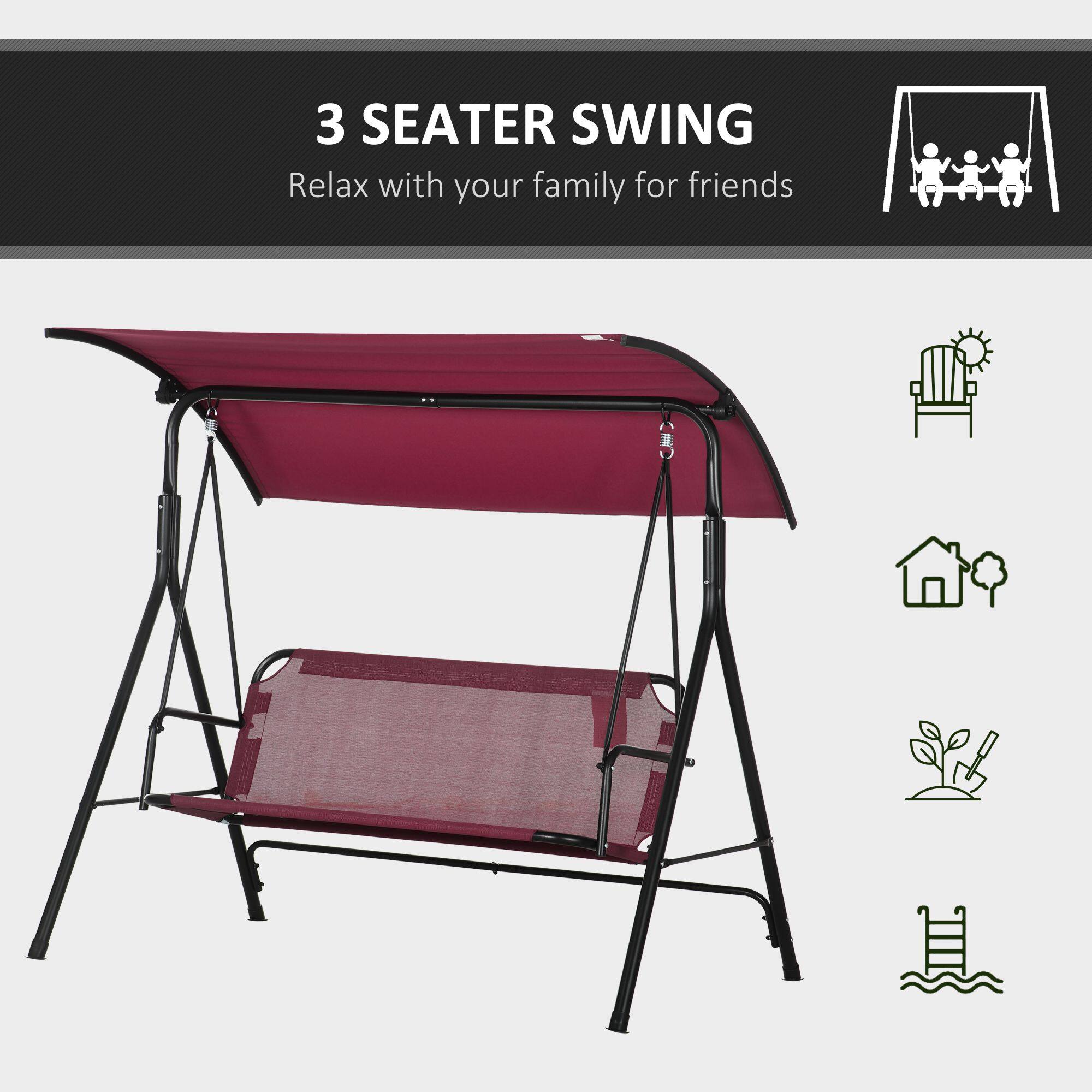 3 SEATER SWING
Relax with your family for friends