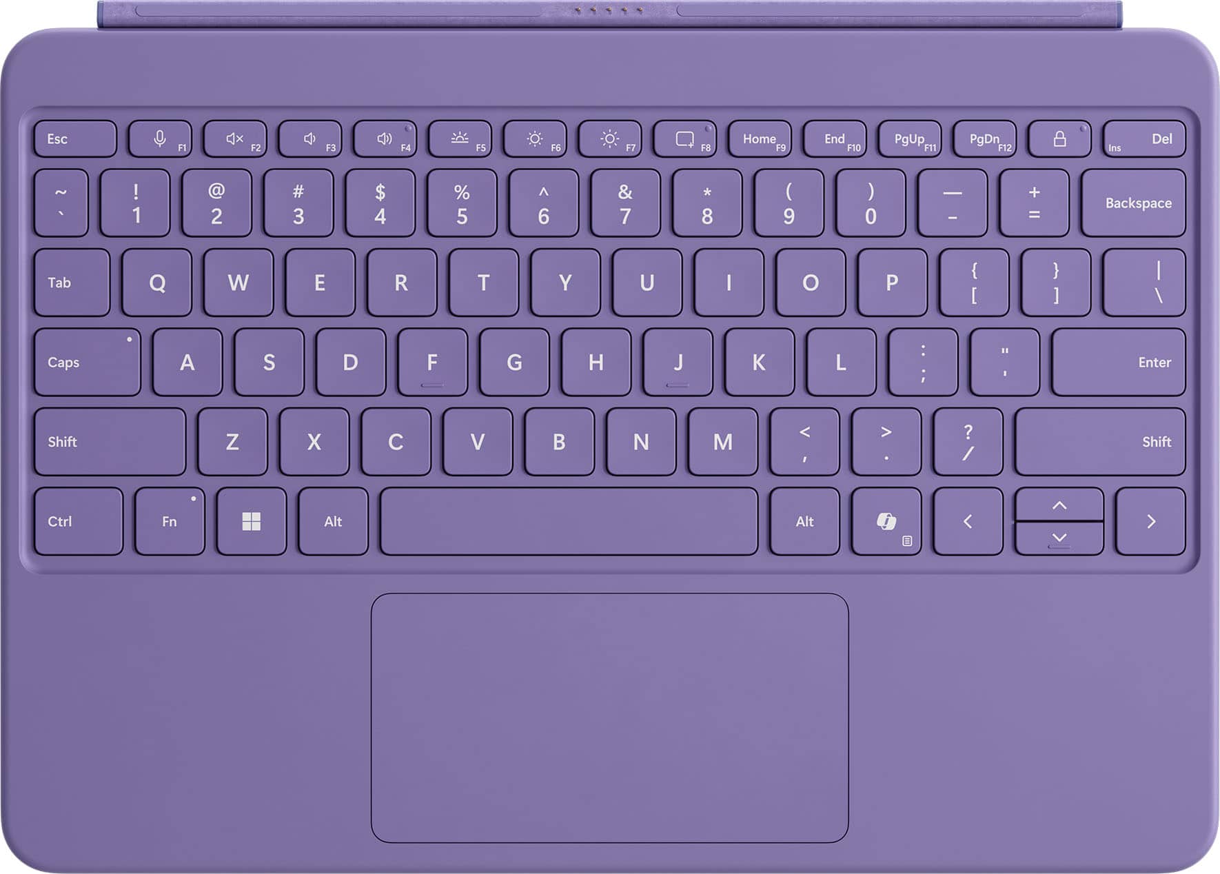 Microsoft - Surface Pro 12" Keyboard for Pro 12" - Violet - Front_Zoom