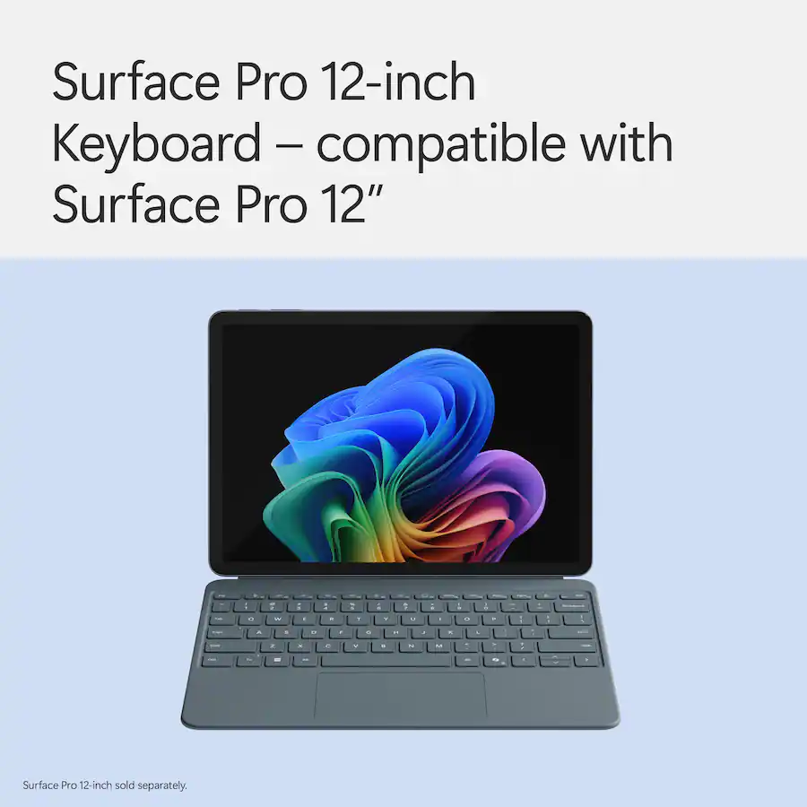 Microsoft Surface Pro 12 Keyboard For Pro 12 With Slim Pen Ocean EP2 Microsoft surface pro 12 keyboard for pro 12 with slim pen ocean ep2