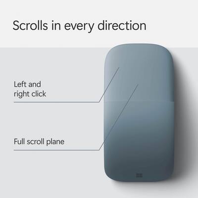 Microsoft Surface Arc Mouse ブルー 本体 Amazon.com: Microsoft Surface Arc Mouse – Ice Blue : Electronics