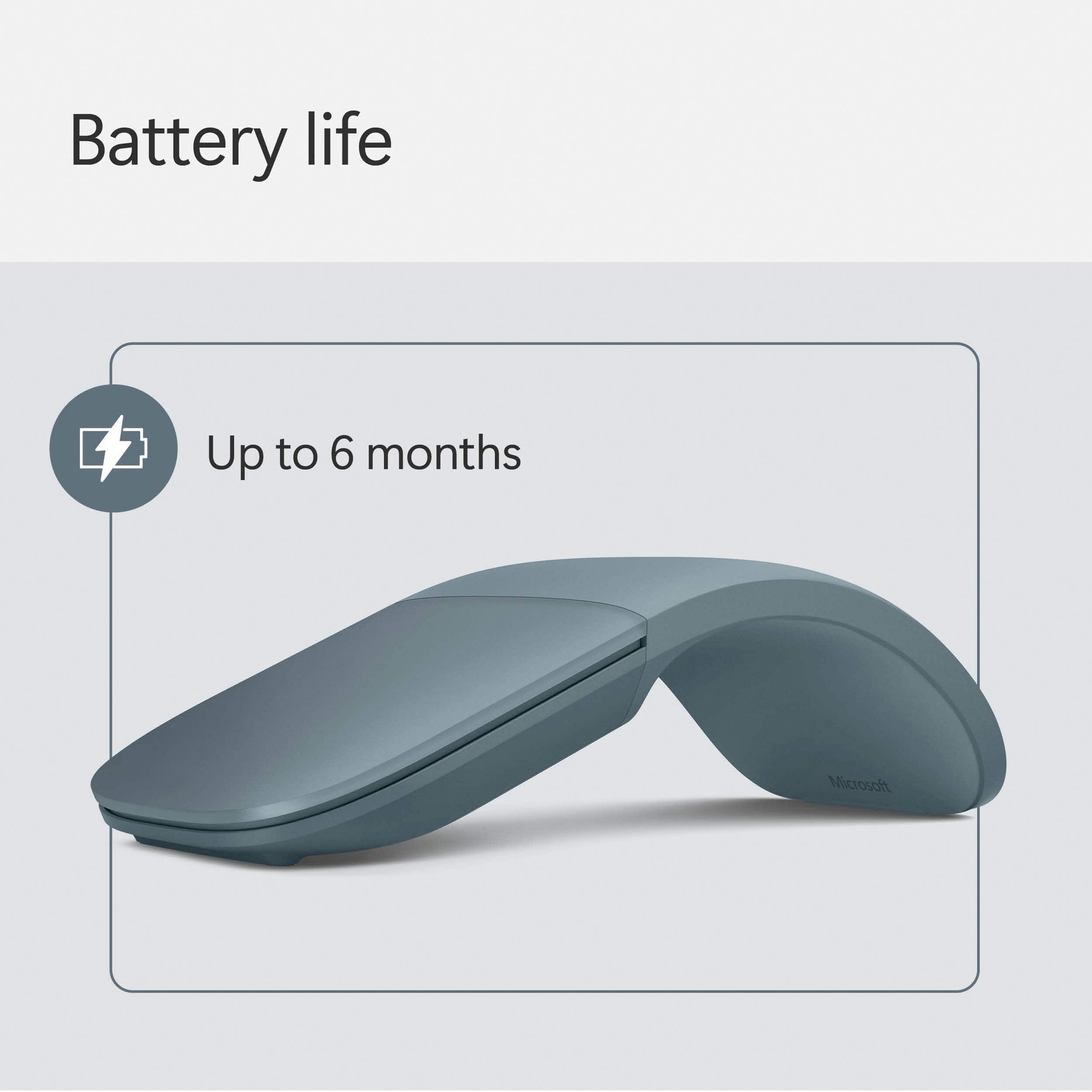 Battery life: Up to 6 months. Microsoft.