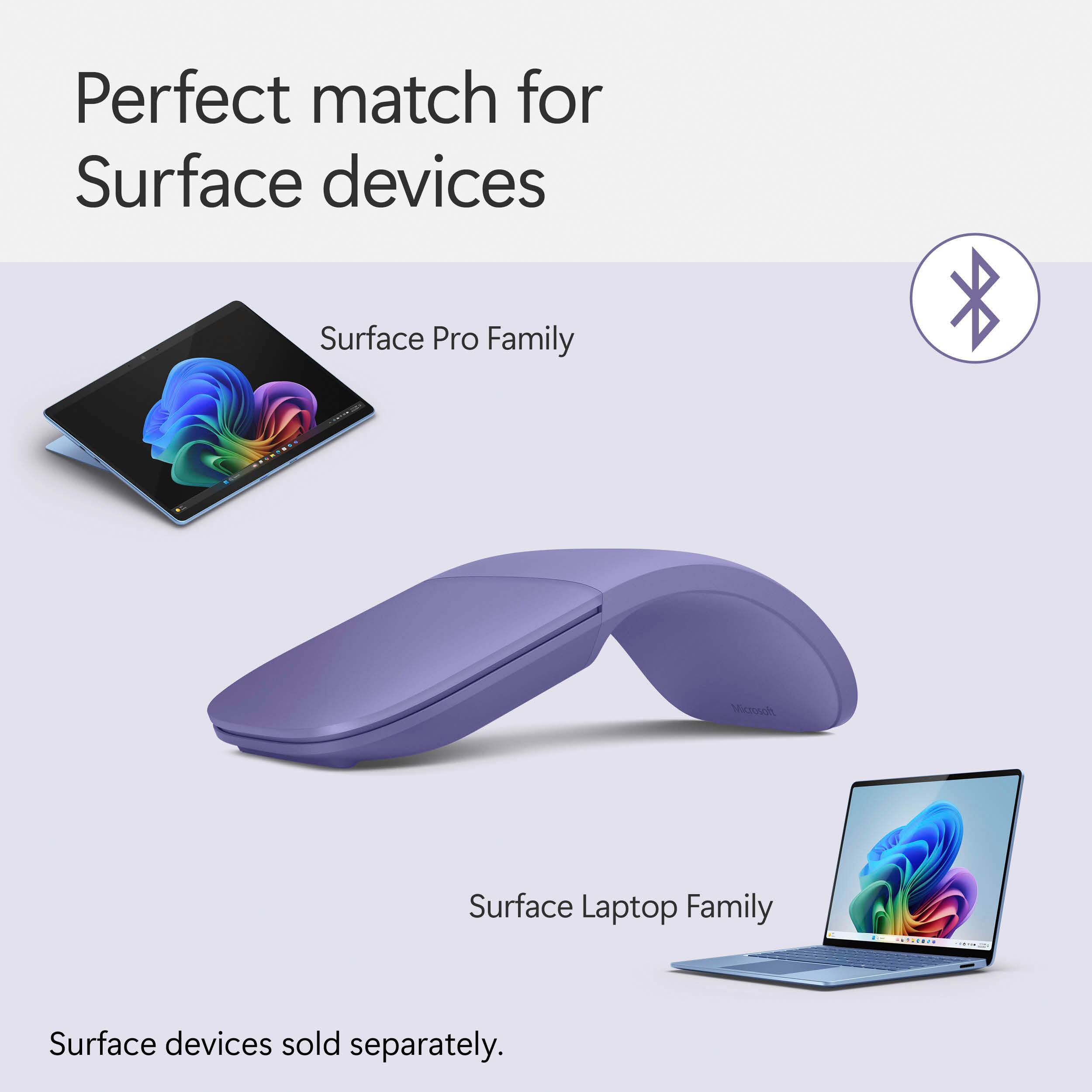 Perfect match for Surface devices: Surface Pro Family and Surface Laptop Family. Surface devices sold separately.
