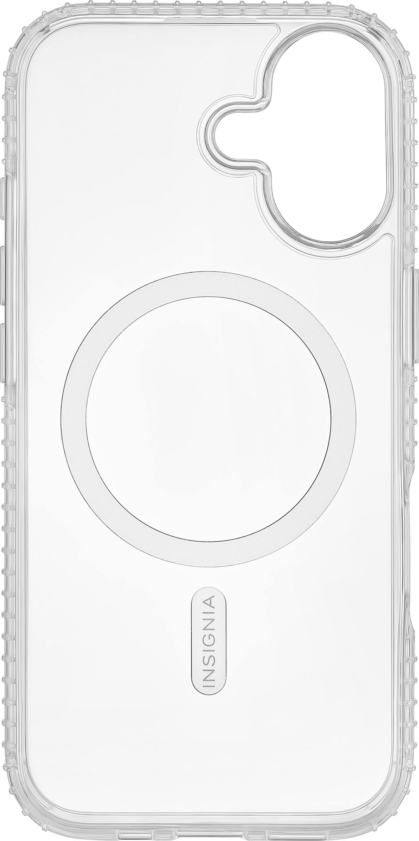 Alt View 14. Insignia™ - Hard-Shell Case with MagSafe for Apple iPhone 17 - Clear.