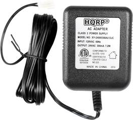 HQRP - 24V 300mA AC Adapter for Orbit Sprinkler Indoor Irrigation Timers Transformer, fits Most Brands on The Market
