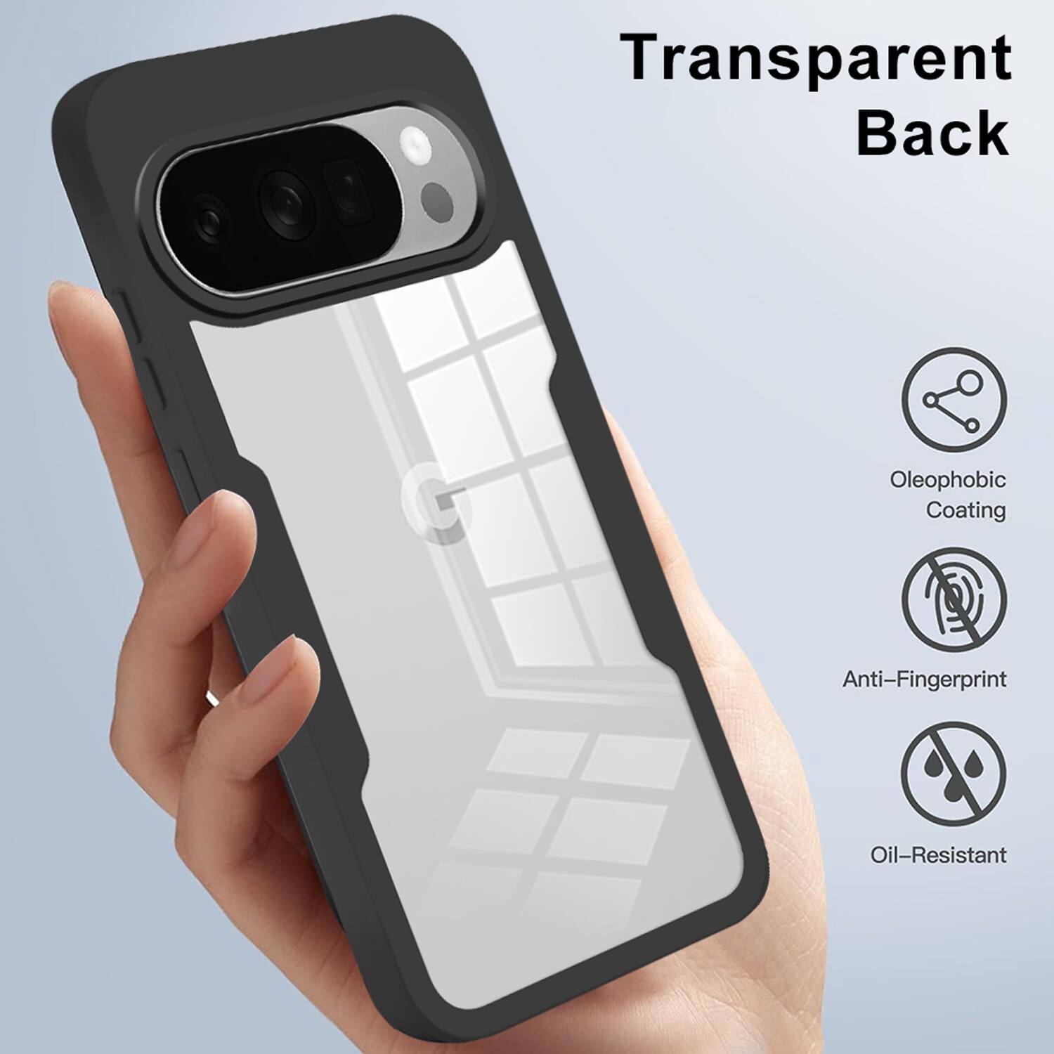 Transparent Back Oleophobic Coating Anti-Fingerprint Oil-Resistant