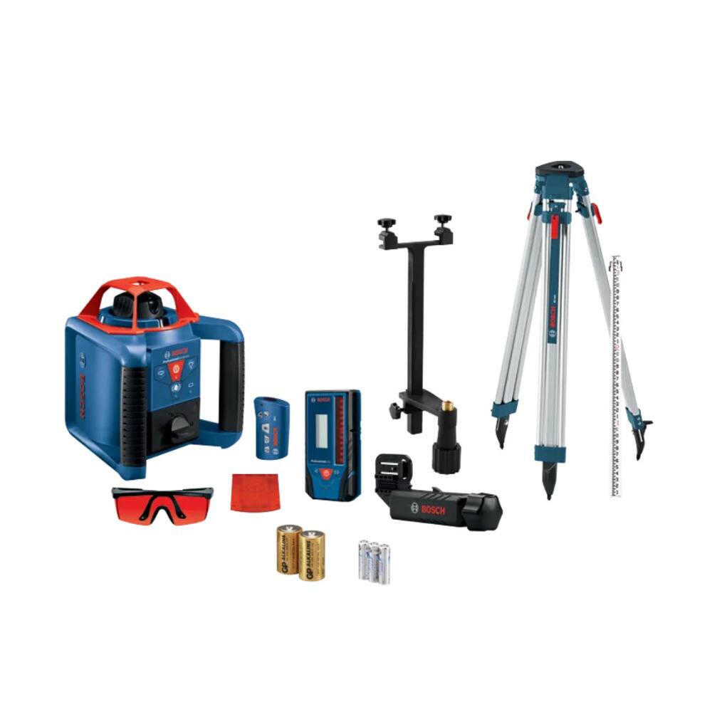 Left. Bosch - Bosch Revolve900 Self-Leveling Horizontal/Vertical Rotary Laser Kit.