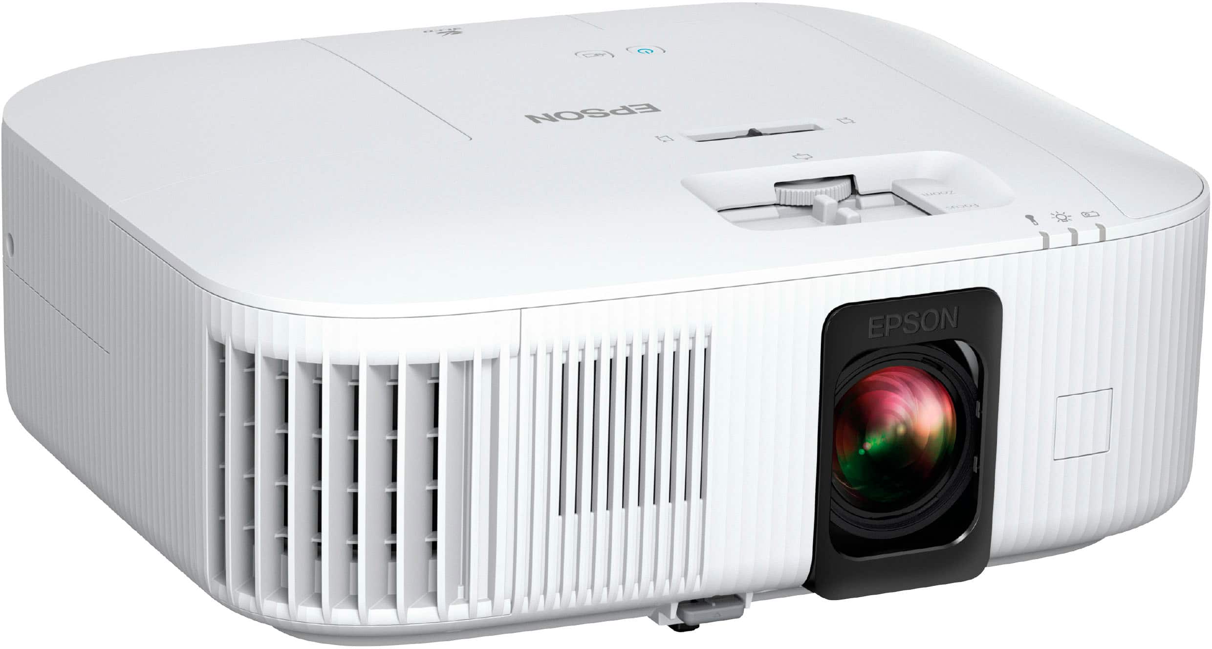 Epson - Home Cinema 2350 4K PRO-UHD 3-Chip 3LCD Smart Streaming Projector (Refurbished) - White - Front_Zoom