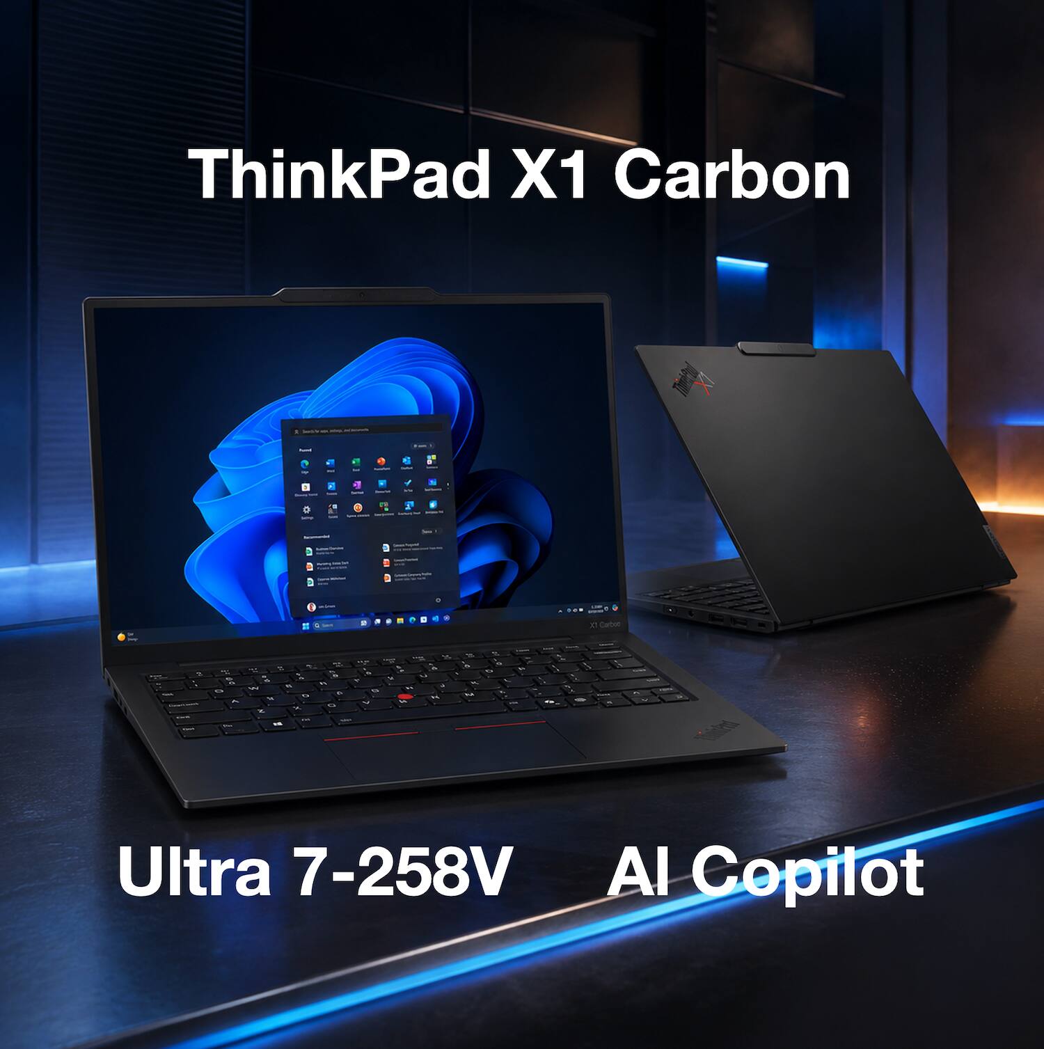 ThinkPad X1 Carbon  
Ultra 7-258V  
AI Copilot