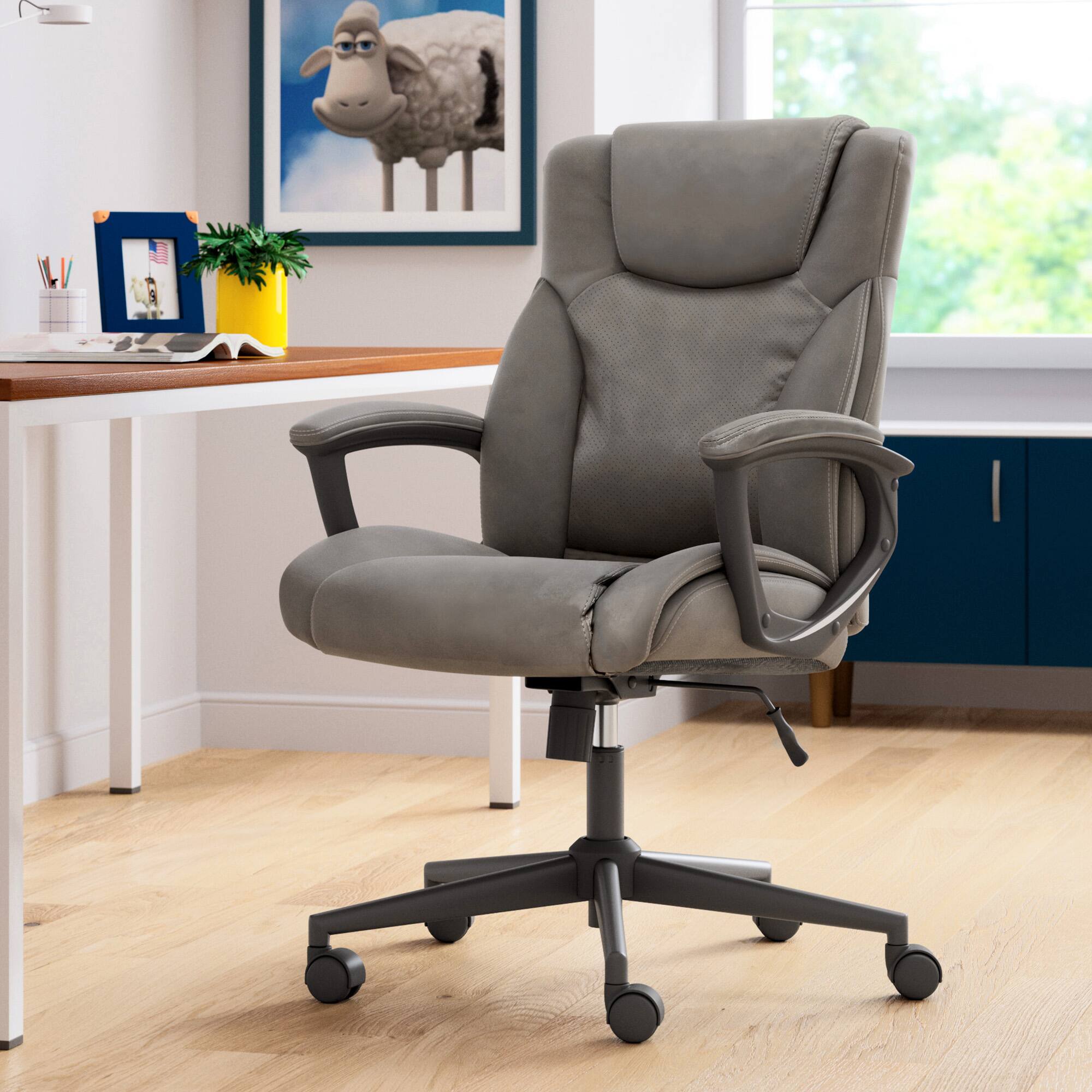 Left. Serta - Connor Office Chair - Gray.