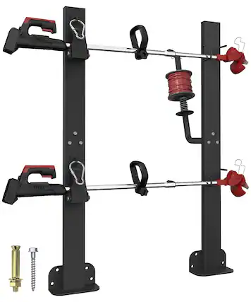 Front. Skar Audio - 4 Place Weed Eater Rack For Open Trailer Weedeater With Lockable Hasp Mount On Landscape Truck Enclosed Tri... - 2 Place.