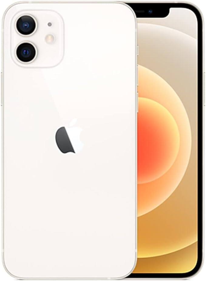 Left. Apple - iPhone 12 Mini A2176 (Fully Unlocked) 64GB - White.