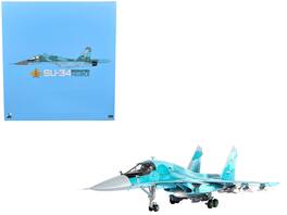 Sukhoi SU-34 Fullback Fighter Aircraft "Russian Air Force Ramenskoye" (2011) 1/72 Diecast Model by JC Wings - Grey, Blue