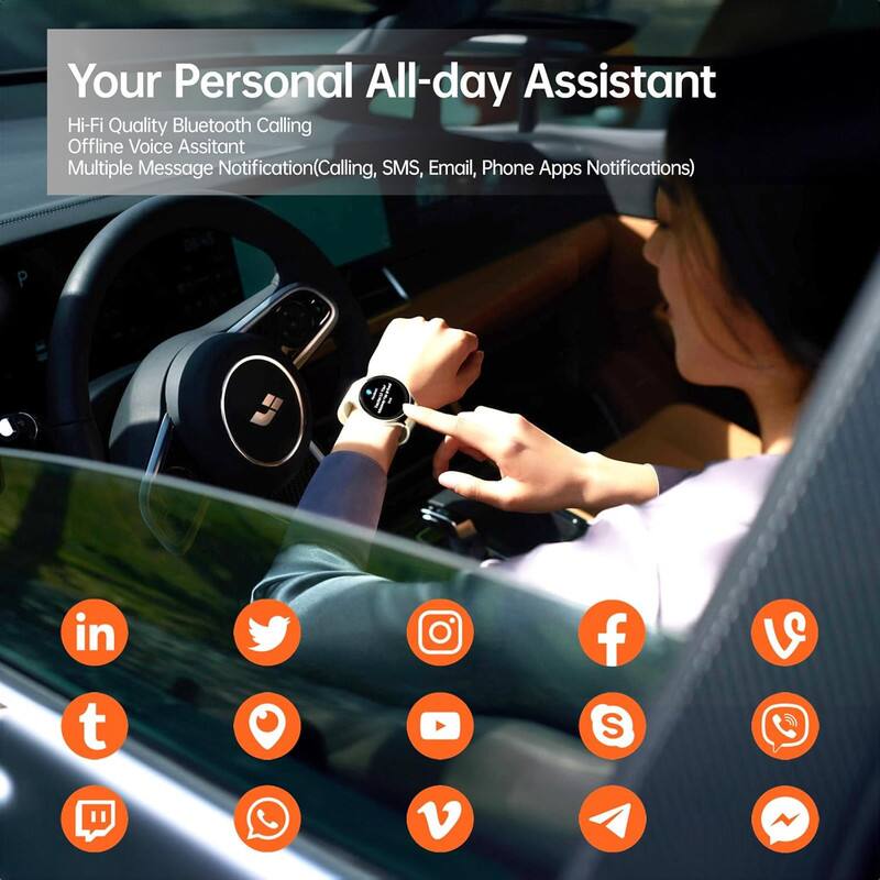 Your Personal All-day Assistant

Hi-Fi Quality Bluetooth Calling  
Offline Voice Assistant  
Multiple Message Notification (Calling, SMS, Email, Phone Apps Notifications)