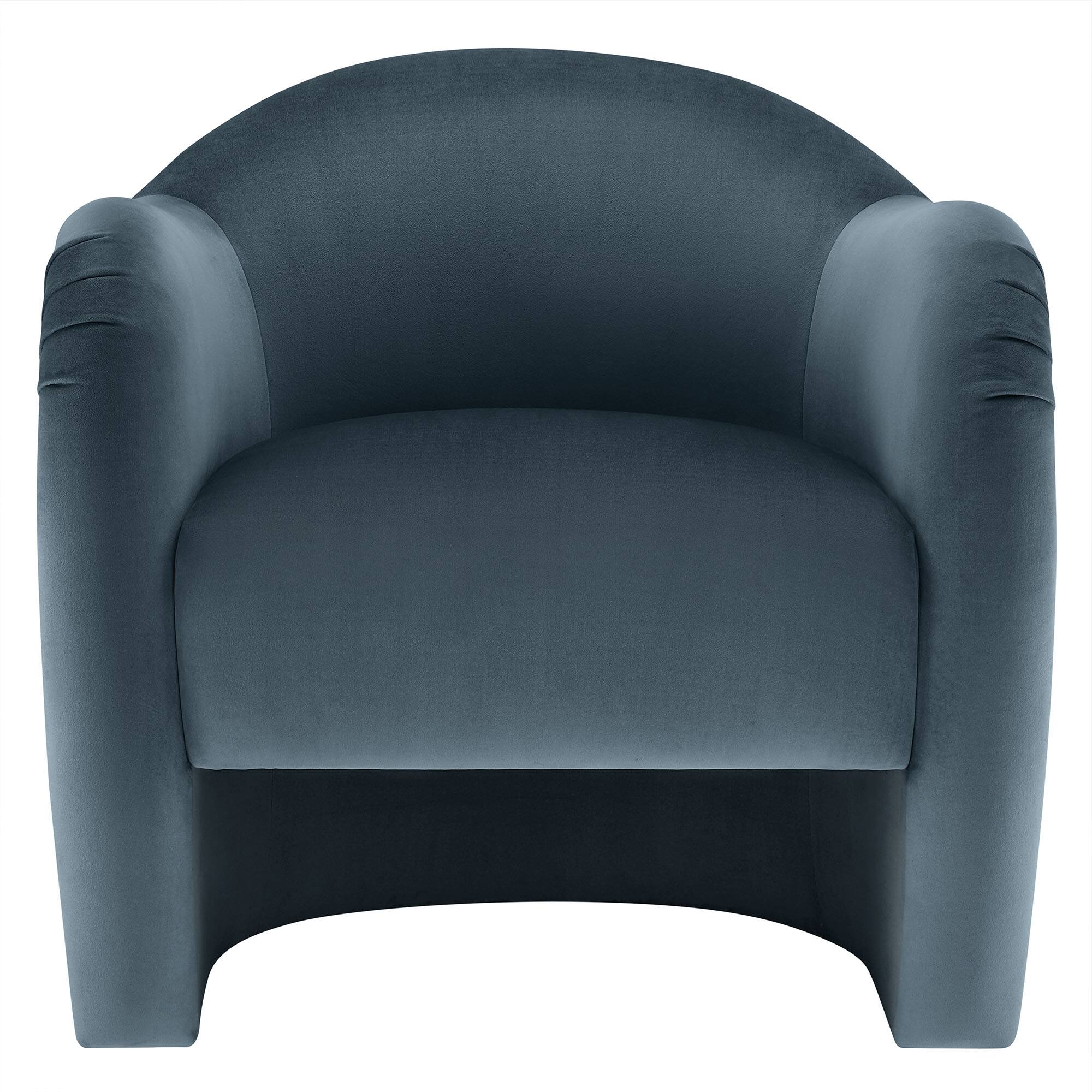 Alt View 4. Modway - Compose Performance Velvet Accent Chair by Modway - Cadet Blue.
