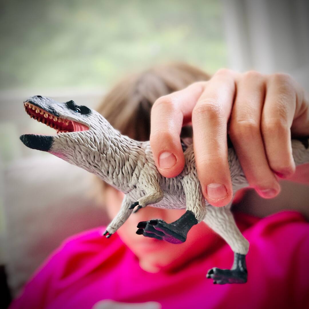 Angle. Safari Ltd. - Nanuqsaurus Toy Figurine.