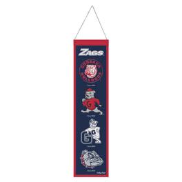 WinCraft - Gonzaga Bulldogs 8" x 32" Wool Evolution Banner - Multicolor