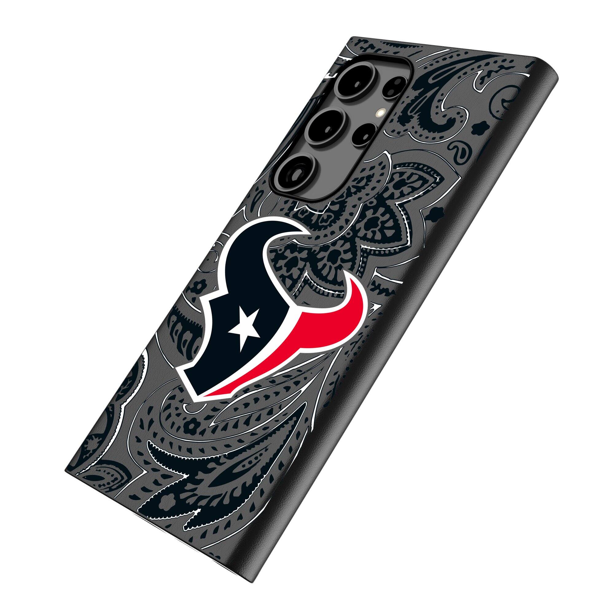 Alt View 1. Keyscaper - Paisley Galaxy Magnetic Bump Case - S24 - Black.