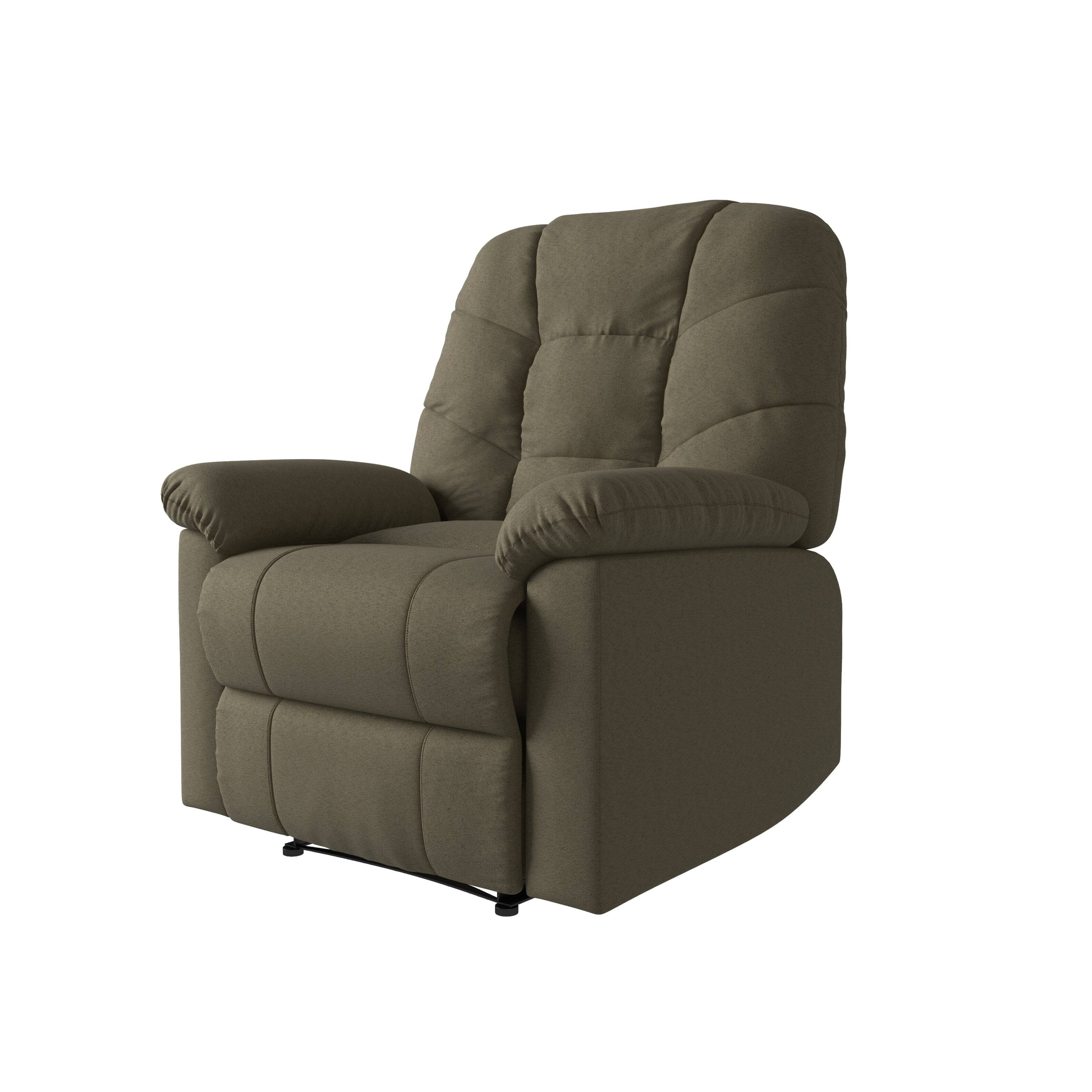 Left. TinyHomie - The Granada Recliner in Sage Gray - Gray,Sage.