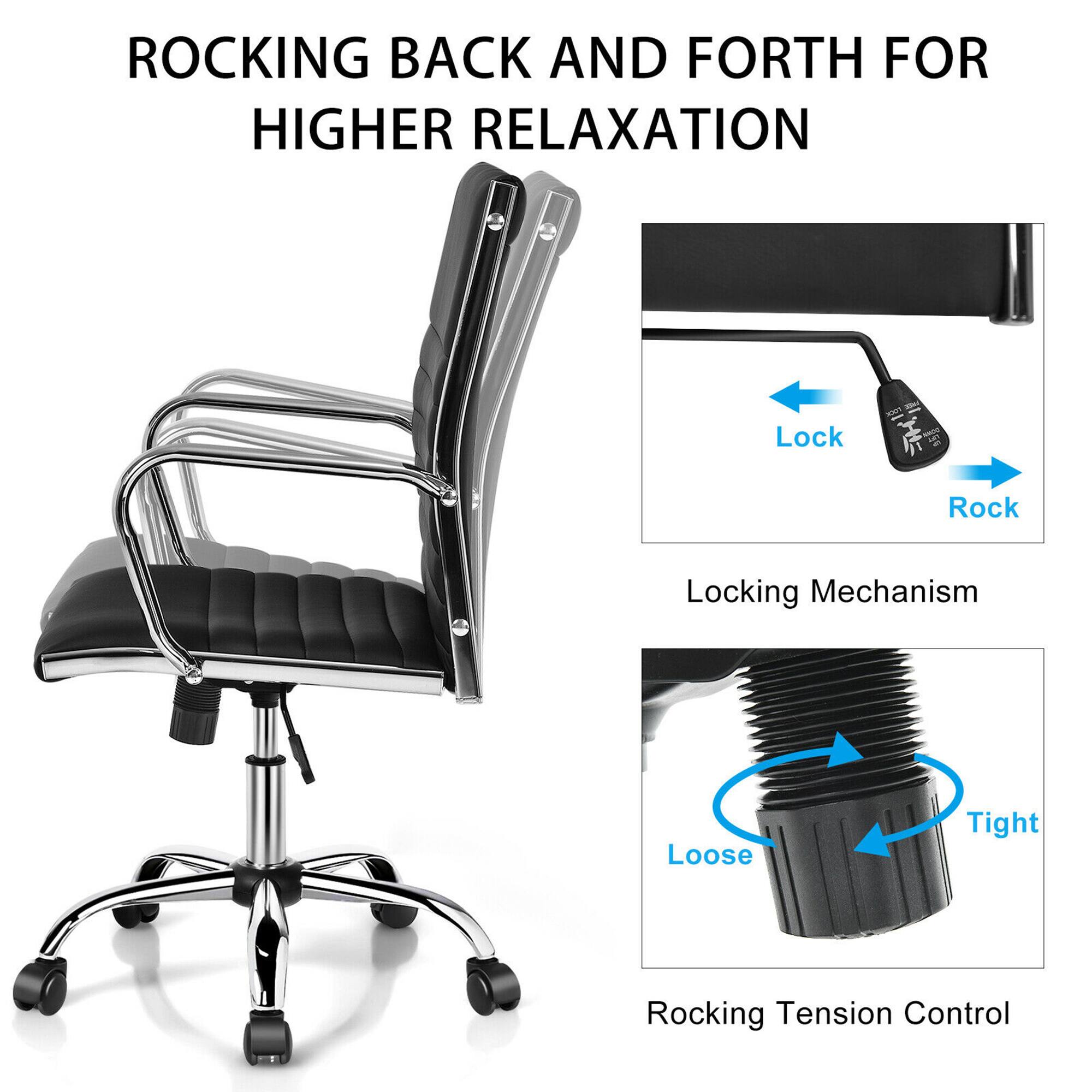 ROCKING BACK AND FORTH FOR HIGHER RELAXATION: Locking Mechanism, Loose, Tight, Rocking Tension Control.