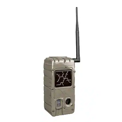 Front. Cuddeback - Cuddeback 20MP G-Series PowerHouse Black Flash Trail Camera, CuddeLink Networked.
