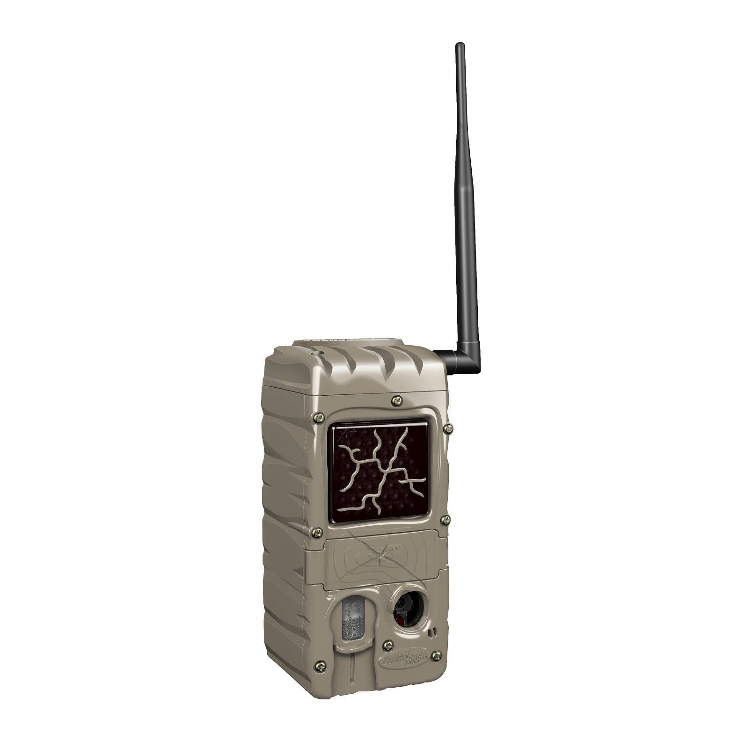 Front. Cuddeback - Cuddeback 20MP G-Series PowerHouse Black Flash Trail Camera, CuddeLink Networked.