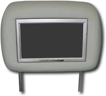 Front Standard. Epik - Headrest DVD System for 2004 Lincoln Aviator - Dove Gray.