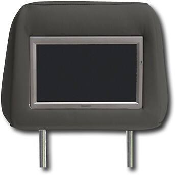 Front Standard. Epik - Headrest DVD System for Lexus ES - Light Charcoal.