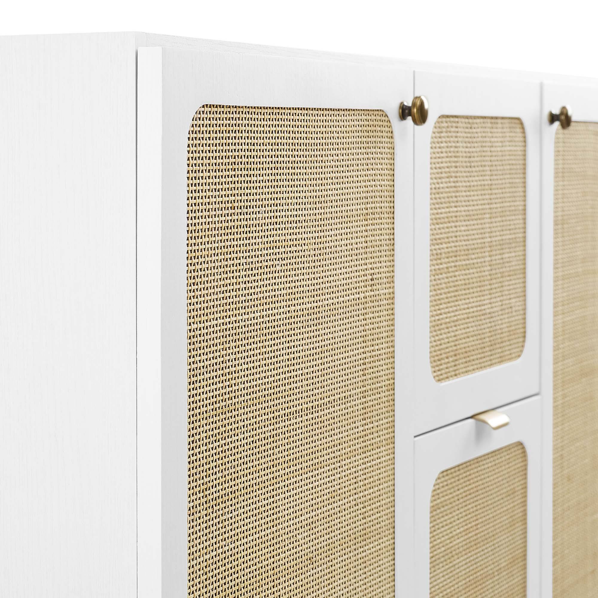 Alt View 7. Modway - Chaucer Bathroom Cabinet Basin Not Included by Modway - White.