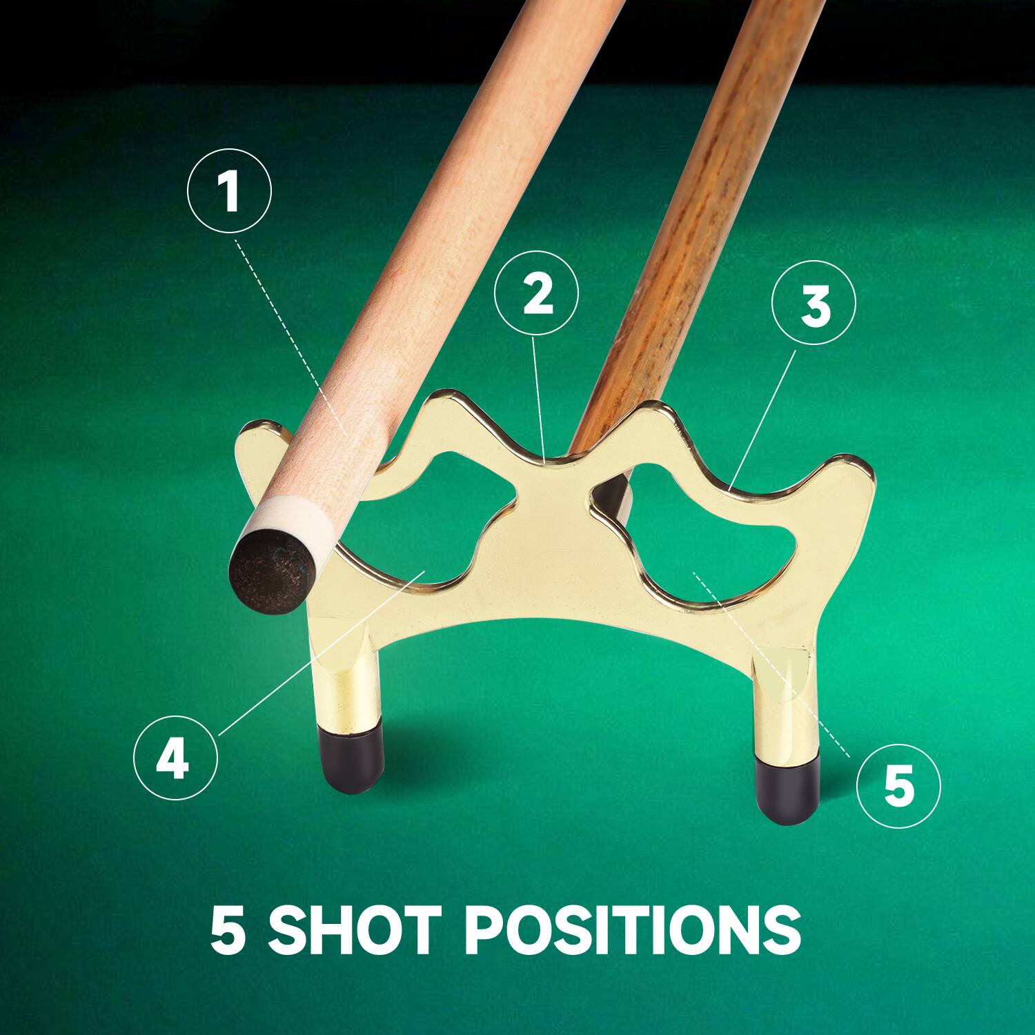 1 2 3 4 5 5 SHOT POSITIONS