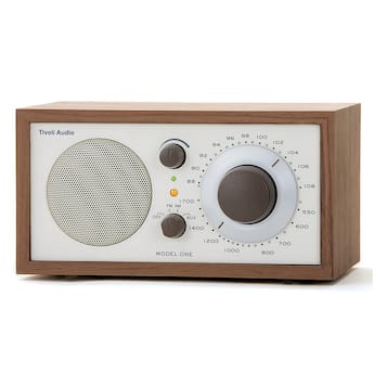 Tivoli Audio Model One Shelf Speaker with Wood Finish Walnut/Beige Tivoli Audio Model One Shelf Speaker with Wood Finish Walnut/Beige