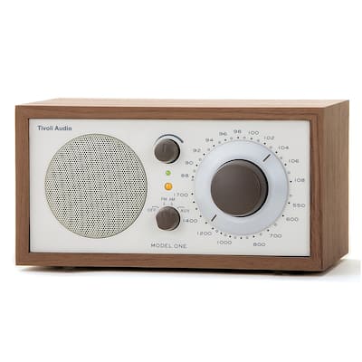 Tivoli Audio Model One Shelf Speaker with Wood Finish Walnut/Beige Tivoli Audio Model One Shelf Speaker with Wood Finish Walnut/Beige