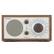 Front. Tivoli Audio - Model One Shelf Speaker with Wood Finish - Walnut/Beige.