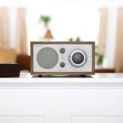 Tivoli Audio Model One Shelf Speaker with Wood Finish Walnut/Beige Tivoli Audio Model One Shelf Speaker with Wood Finish Walnut/Beige