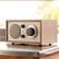 Alt View 12. Tivoli Audio - Model One Shelf Speaker with Wood Finish - Walnut/Beige.