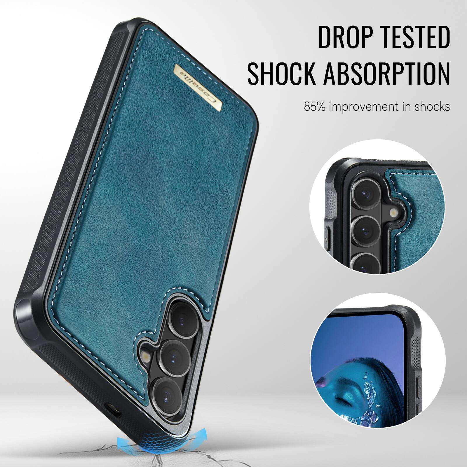 DROP TESTED  
SHOCK ABSORPTION  
85% improvement in shocks