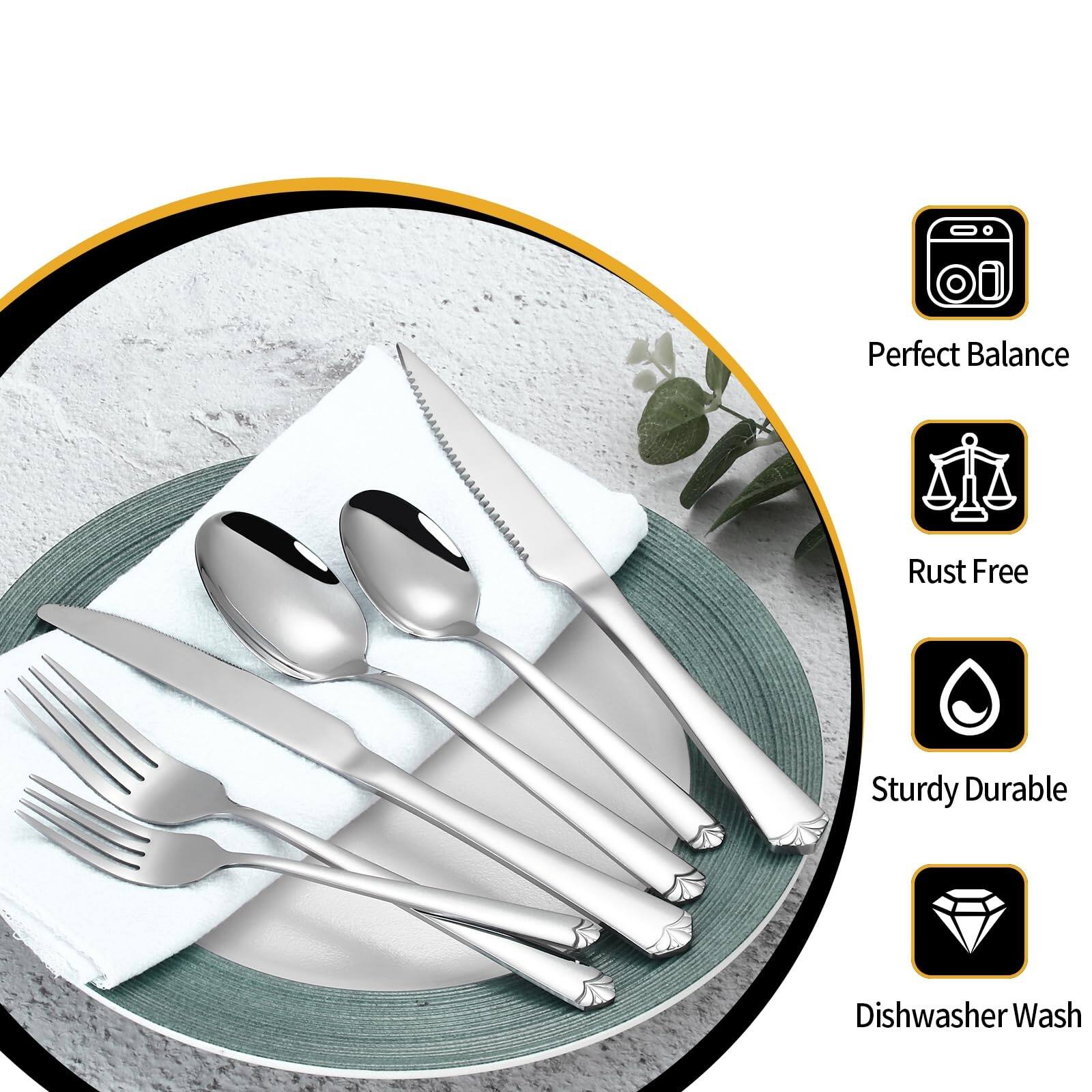 Perfect Balance  
Rust Free  
Sturdy Durable  
Dishwasher Wash