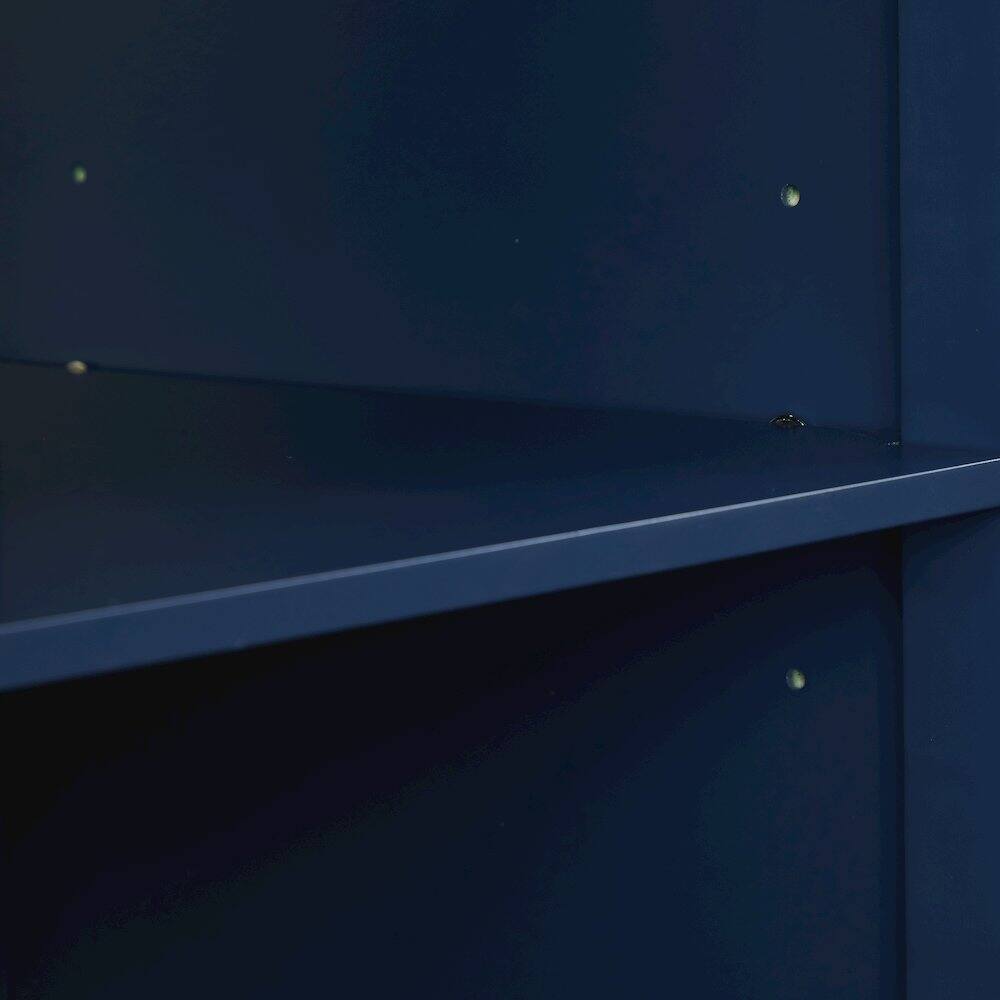 Alt View 5. Crosley Furniture - Silvia Stainless Steel Top Kitchen Island - Navy.