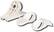 Angle Standard. Boston Acoustics - Articulating Mounting Bracket - White.