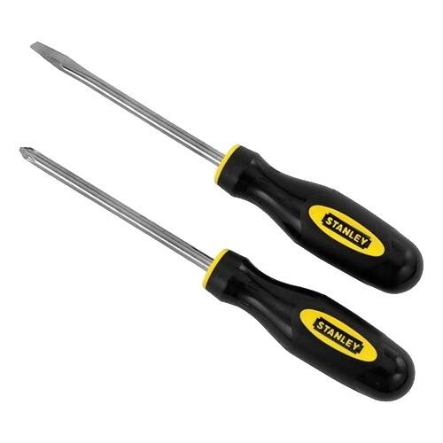 Front Standard. Stanley - 2-Piece Standard Fluted Screwdriver Set.