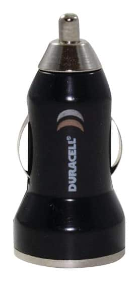 Best Buy: Duracell Dual USB Vehicle Charger Black DU6117