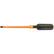 Front Standard. Klein Tools - Insulated 1/4" Keystone-Tip - 4" Heavy-Duty Round-Shank Screwdriver.