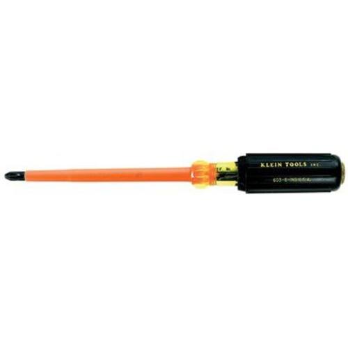 Front Standard. Klein Tools - Insulated #3 Phillips-Tip - 6" Round-Shank Screwdriver.