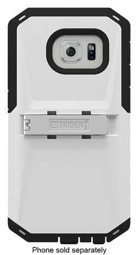 Front. Trident - Kraken A.M.S. Case for Samsung Galaxy S6 edge Cell Phones - White.