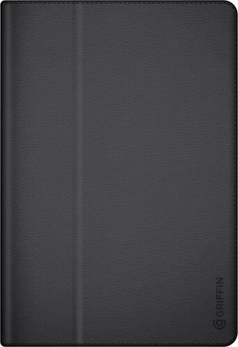Front. Griffin - Slim Folio Case for Apple® iPad® mini, iPad mini 2 and iPad mini 3 - Black.
