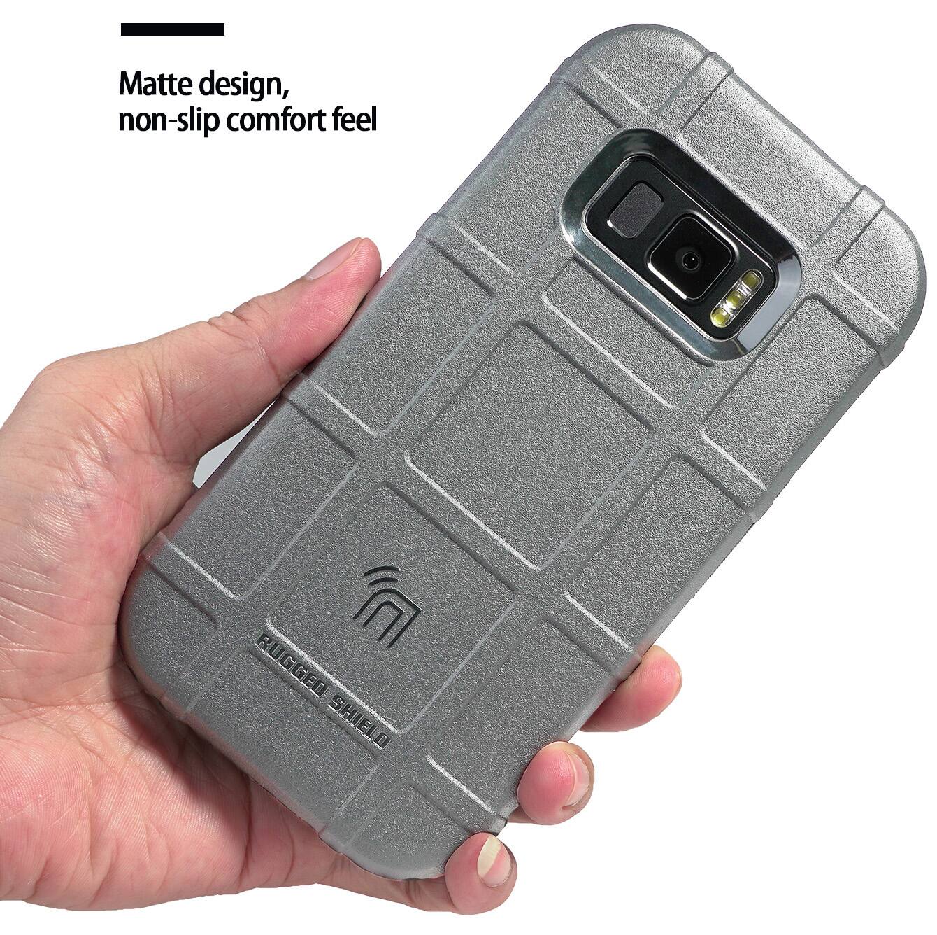 Matte design, non-slip comfort feel

RUGGED SHIELD