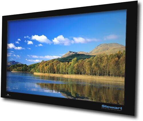 Angle Standard. Stewart Filmscreen - Luxus Deluxe ScreenWall 100" Front-Projection Fixed Screen.