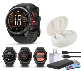 Bundle - Garmin - Fenix 8 Pro 51mm MicroLED GPS Smartwatch Titanium LTE Satellite - Titanium - (2024)